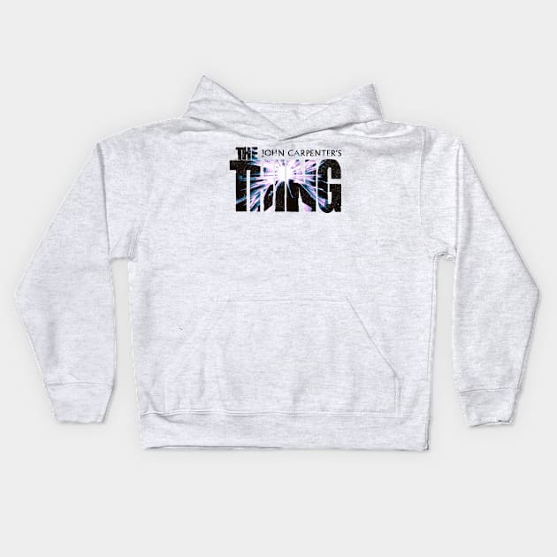 Retro The Thing Kids Hoodie by OrcaDeep